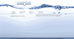 Desktop Screenshot of crystalpools.com