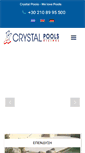 Mobile Screenshot of crystalpools.gr